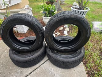 4 Tires 235 65 18 inch. Like new, all 4 for $350. Tread around 98%