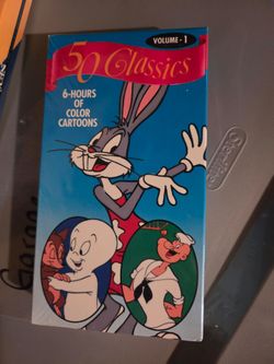 50's classic cartoon VHS tape