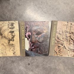 3 Vintage Decor Roman Books (3)