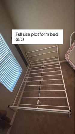 Full platform bed