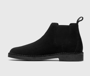 Clarks Originals Men's Desert Chelsea Black Suede