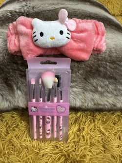 Hello Kitty Headband And Brushes Bundle