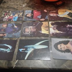 Vintage Star Trek Next Generation & original series 8x10 Postcard Set