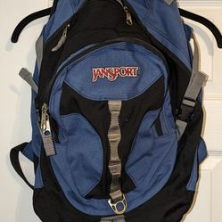 Blue Jansport Airlift Backpack 