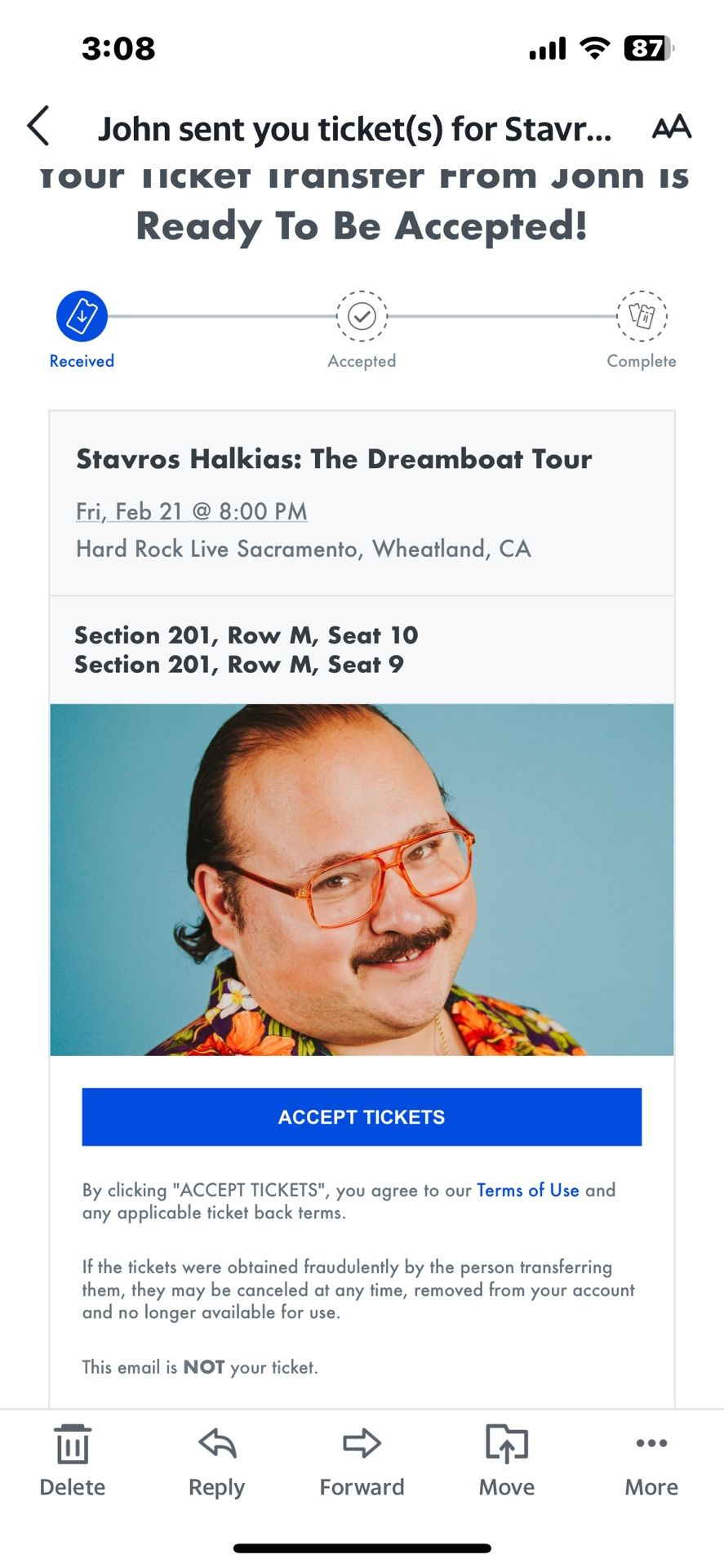 Stavros Hallie’s Comedy show