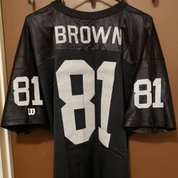 NFL Oakland Raiders Tim Brown#81 Jersey Brand Wilson Sports Size XXL 2XL 