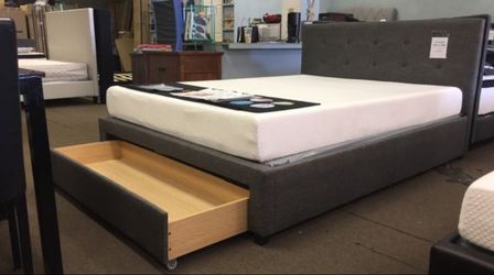 Bed with storage