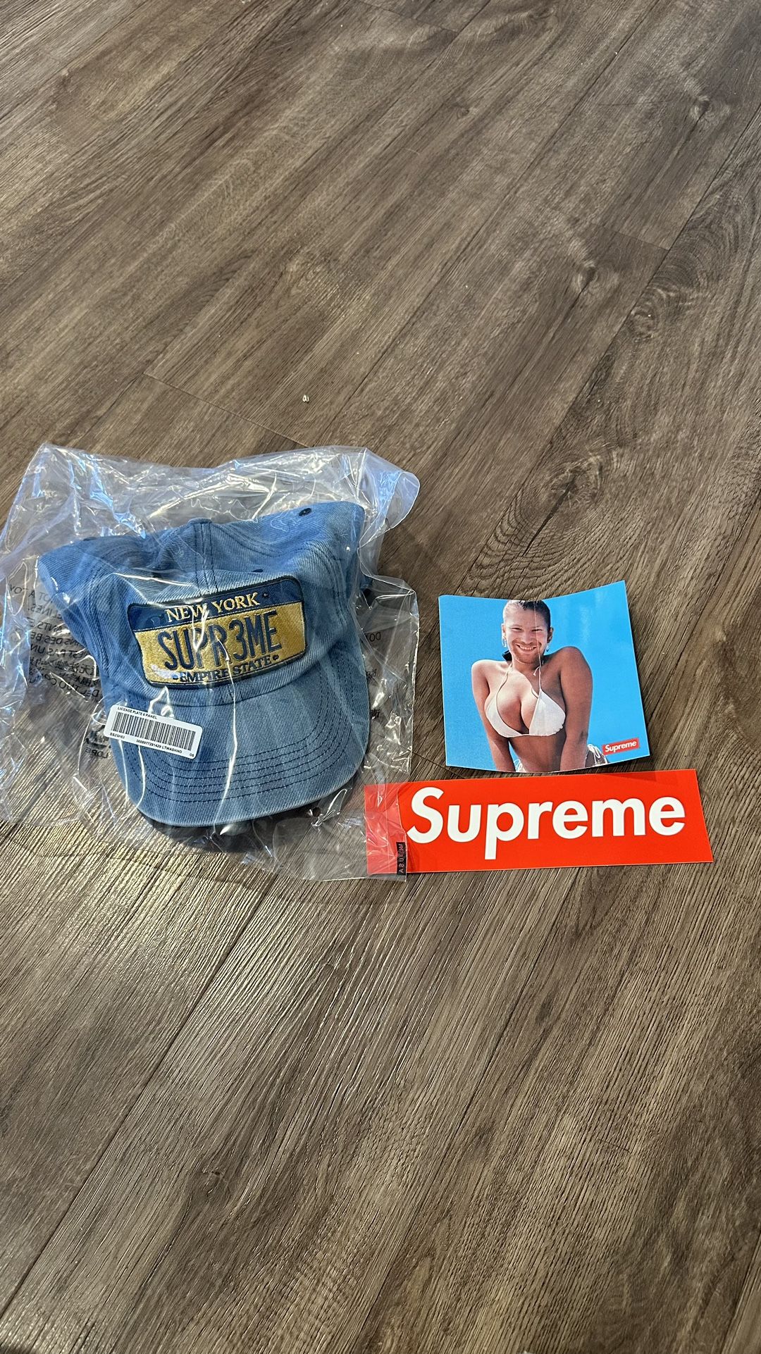 Supreme License Plate Hat