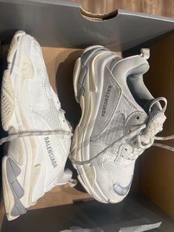 Balenciaga Triple S White Sneakers