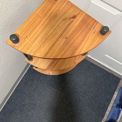 3 tier corner shelf used