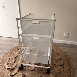Elfa Mesh Start-A-Stack with Wheels 