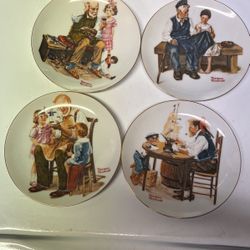 1982 Limited Edition Norman Rockwell Plates