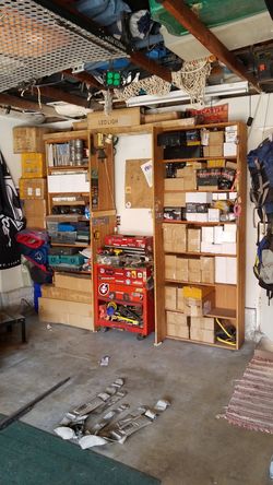 Cherry Bookcase/Entertainment Project, 2pcs $25