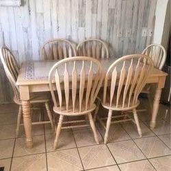 Dining Table With 6 Chairs.