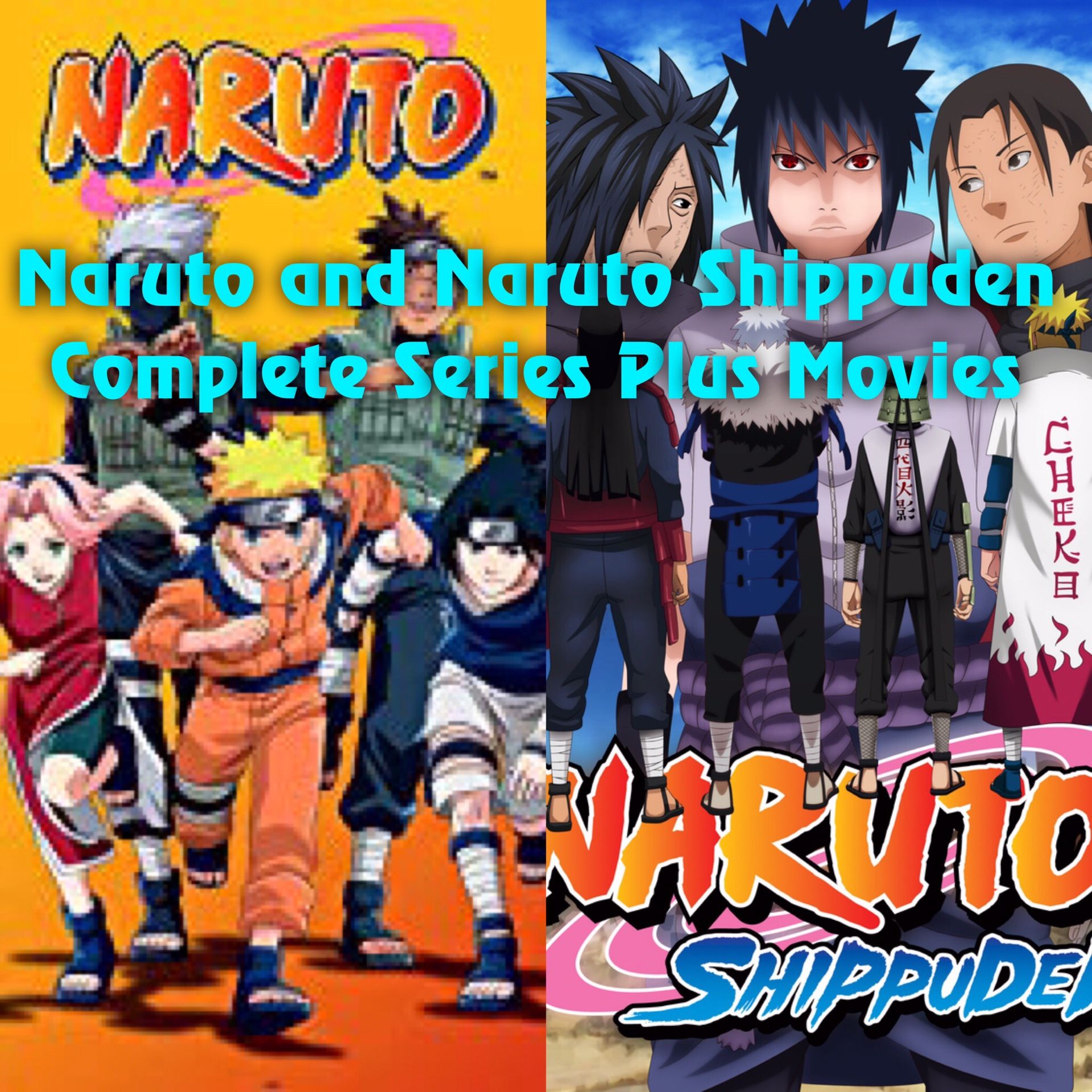 Naruto and Naruto Shippuden + All Movies (COMPLETE COLLECTION)