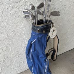 Golf Clubs And Bag 