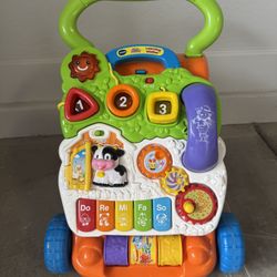 VTech Sit-To_Stand Learning Walker For Toddlers