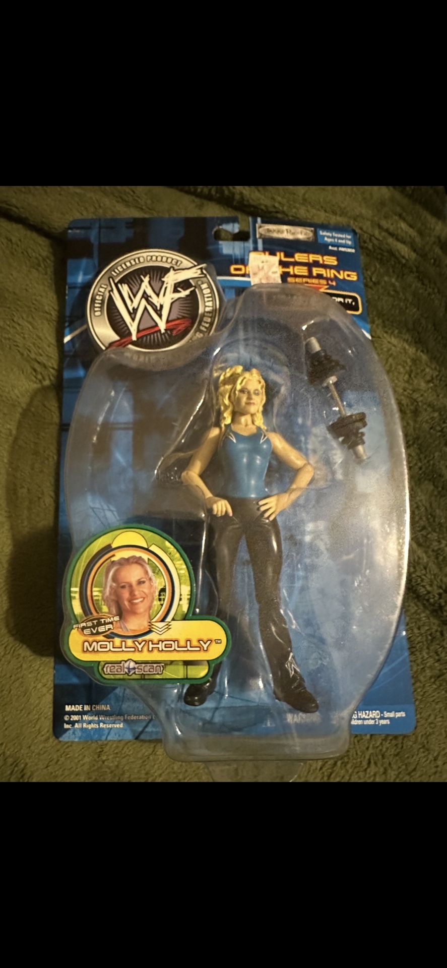 NEW 2001 WWF Rulers of the Ring Series 3 Jakks - MOLLY HOLLY (first time) - NOC