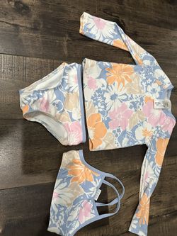 3T Bathing Suit Floral