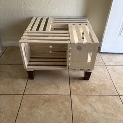 Wood Crate Coffee Table