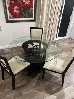 Dining table with chairs
