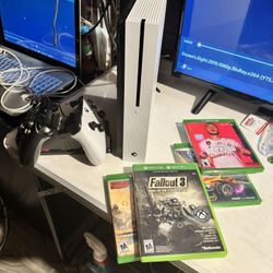 Xbox One X 1TB 2 Controls And 24 Games