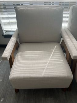 Accent chairs - set of 2 - Cream
