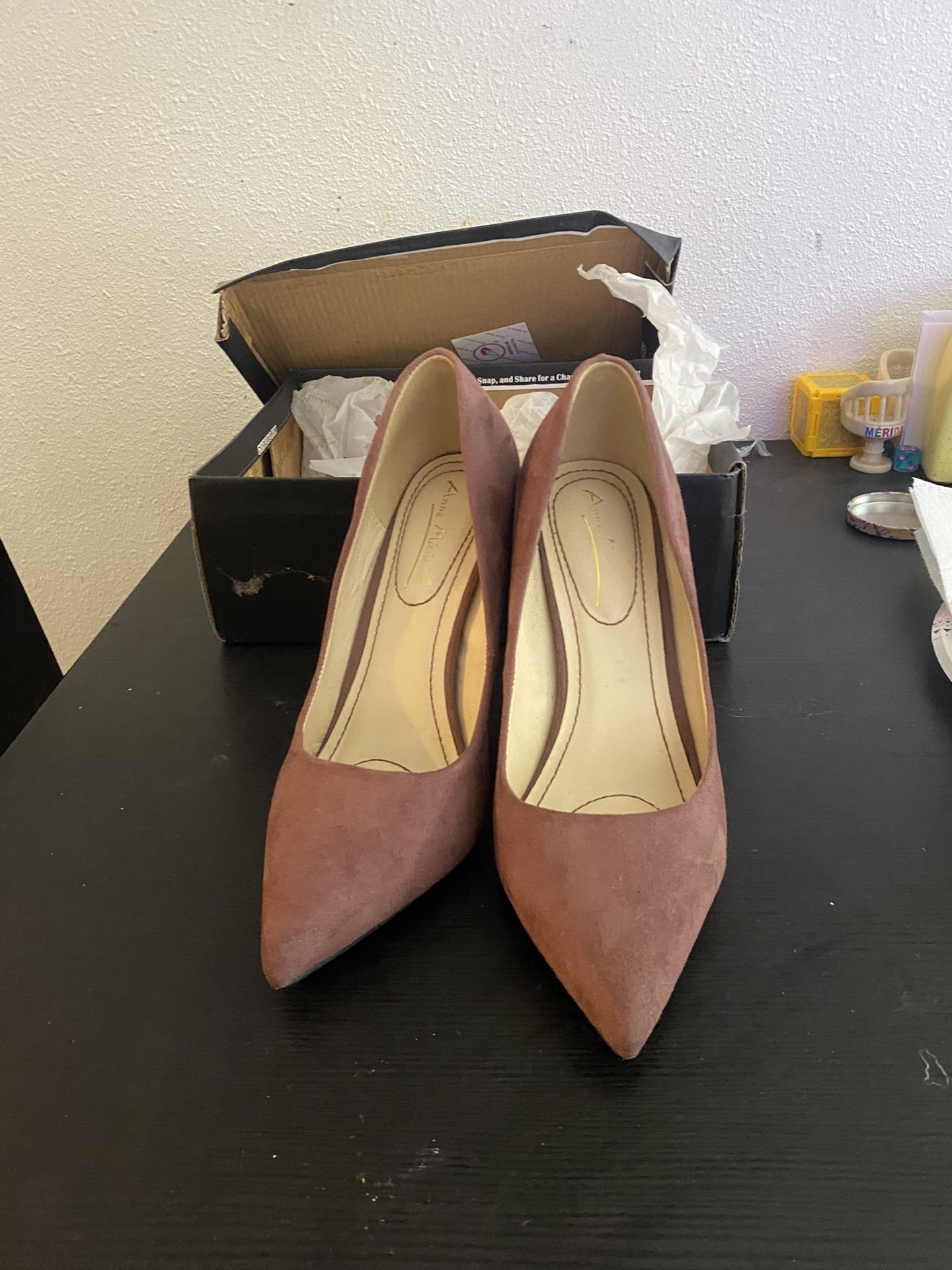 MAUVE color high heels