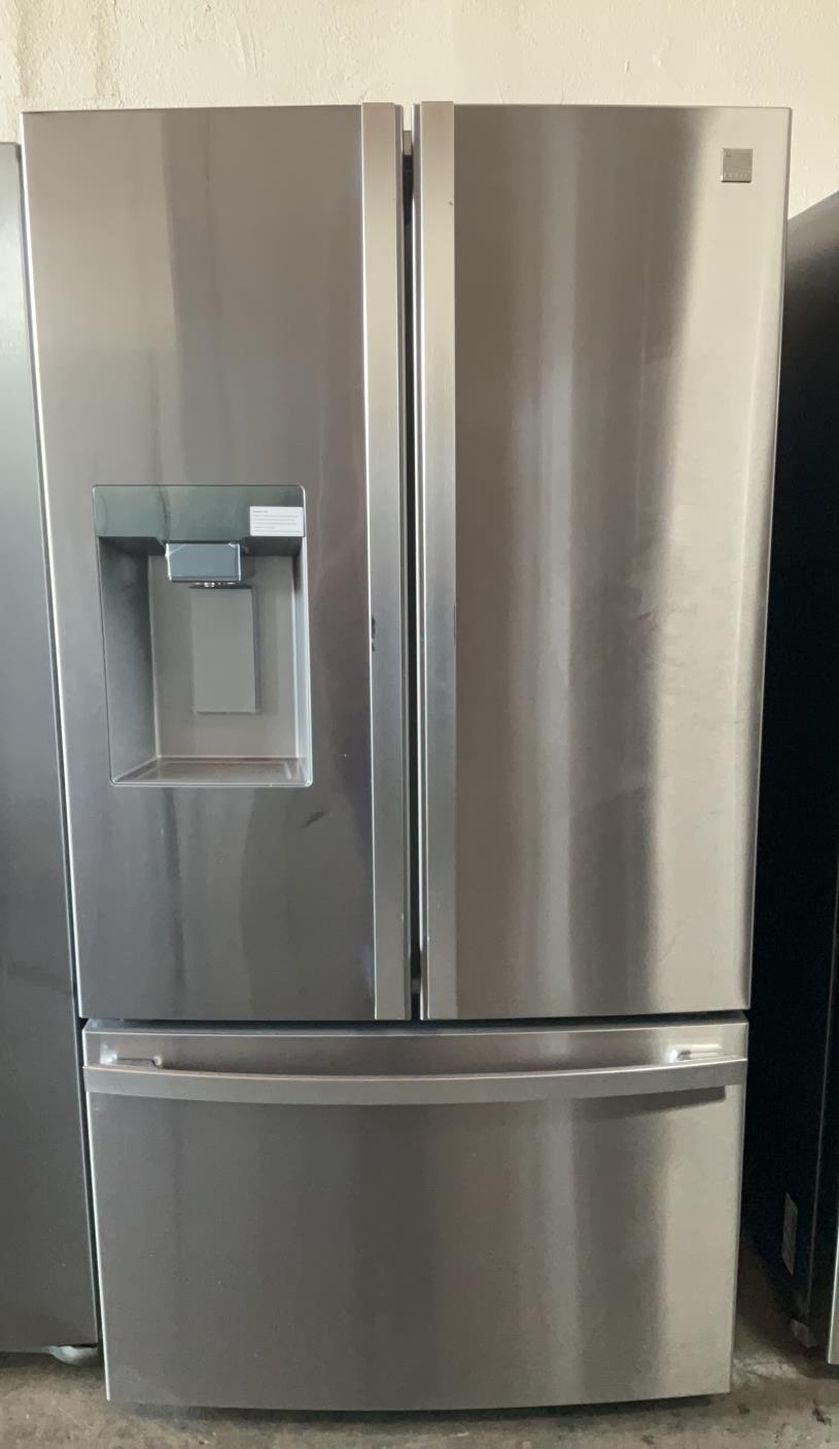 Kenmore 3-Door Stainless Steel Refrigerator Fridge