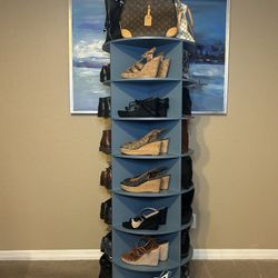 360 Rotating Shoes & Accessories Organizer 