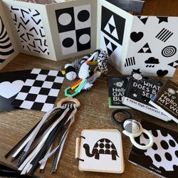 Newborn Black And White Toys