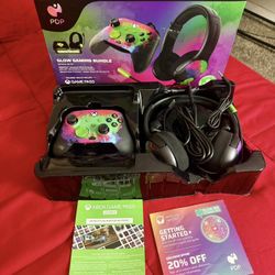 Xbox Controllers $30 FIRM (controller,headset,cables)