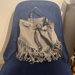 Rebecca minkoff suede backpack sale
