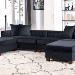 Sectional Sofa + Ottoman