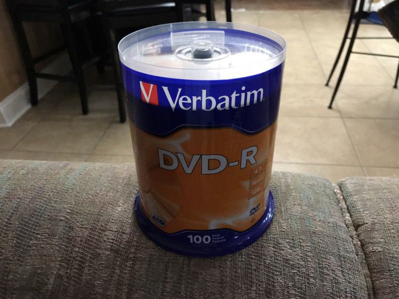 DVD-R brand new package