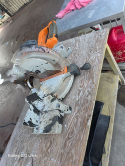 RIDGID 10" Compound Miter Saw – Works