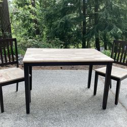 Table / Desk And Two Chairs 