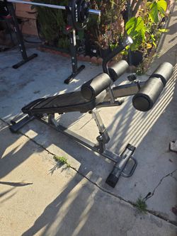 Flat weight bench for ab workout