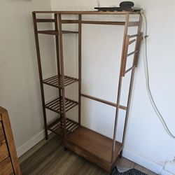 Wood Clothes Hanger and Organized