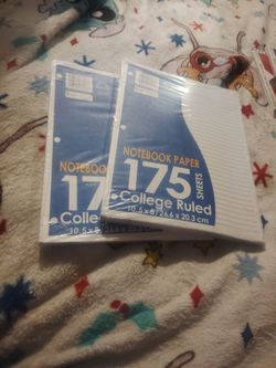 notebook paper