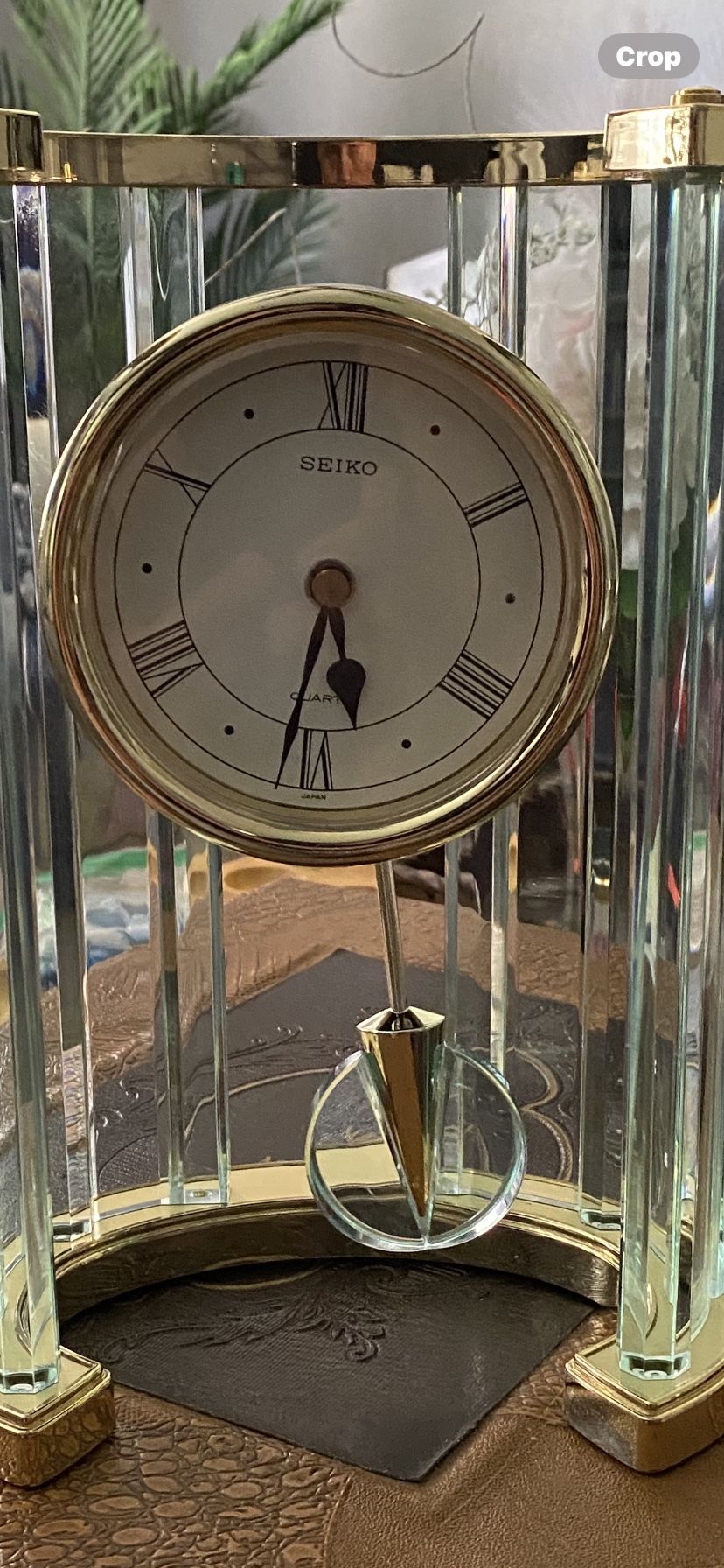 Vintage Seiko Oval Quartz Clock