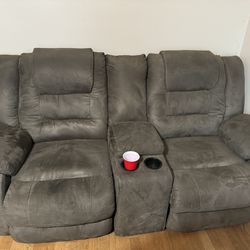 Two Seater And Three Seater Reclining Sofa 