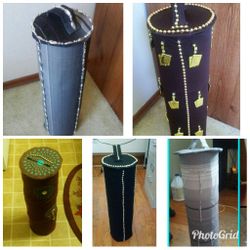 Handmade tissue paper holders