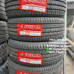 225/55R17 FULLRUN Set of Tires Installed and Balanced Set de Llantas Nuevas Instaladas y Balanceadas