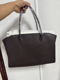 The Row Marlo17 Tote Bag(Black / Brown)