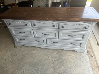 Blue  wooden Dresser