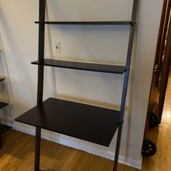 Bookcase Leaning Desk