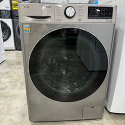 Load Washer & Ventless Dryer Combo In Graphite Steel With Steam