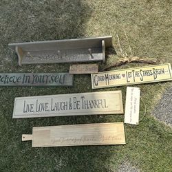 Wooden Signs 