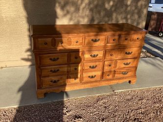 Triple Dresser with Mirror